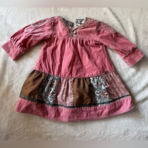 Kenzo Kids Pink Patched Dress - Size 12 Months